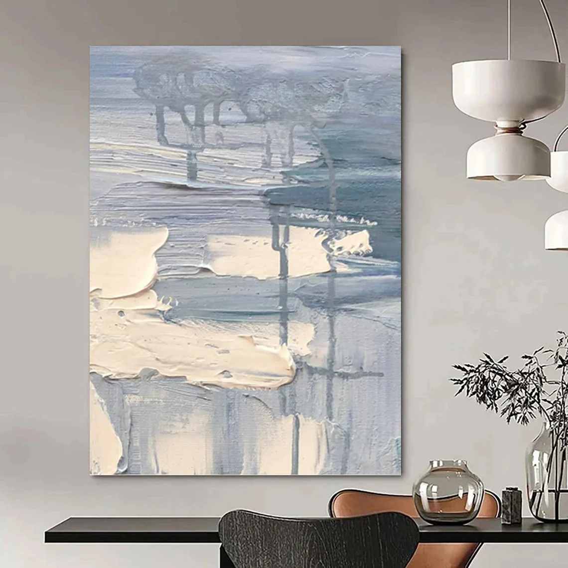 Beach_Beige_Blue_Grey_Abstract_Wall_Art_9WPL0 wall art